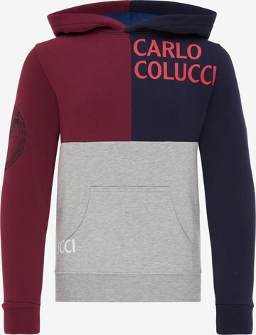 Sweat Carlo Colucci en mélange de couleurs : devant