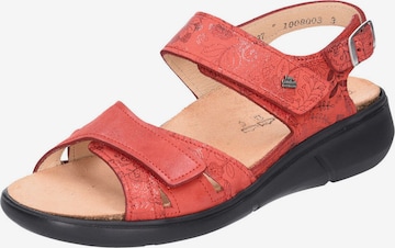 Finn Comfort Sandale 'Nadi' in Rot: Vorderseite