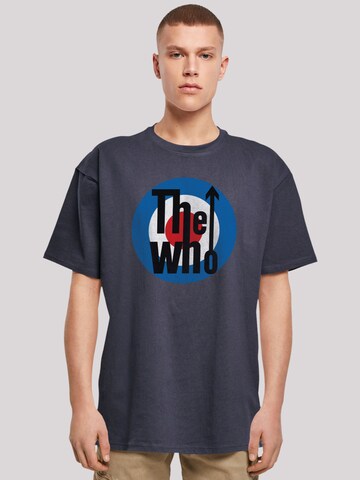 T-Shirt 'The Who Target' F4NT4STIC en bleu : devant