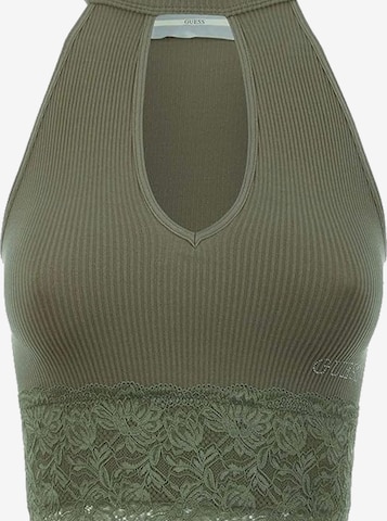 GUESS Knitted Top 'Lila Lace' in Green: front