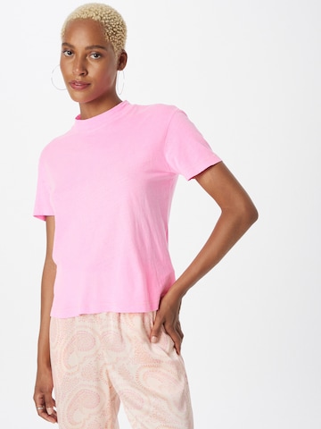 AMERICAN VINTAGE Тениска 'AKSUN' в розово: отпред