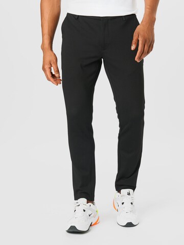 Redefined Rebel Slimfit Broek 'Prince' in Zwart: voorkant