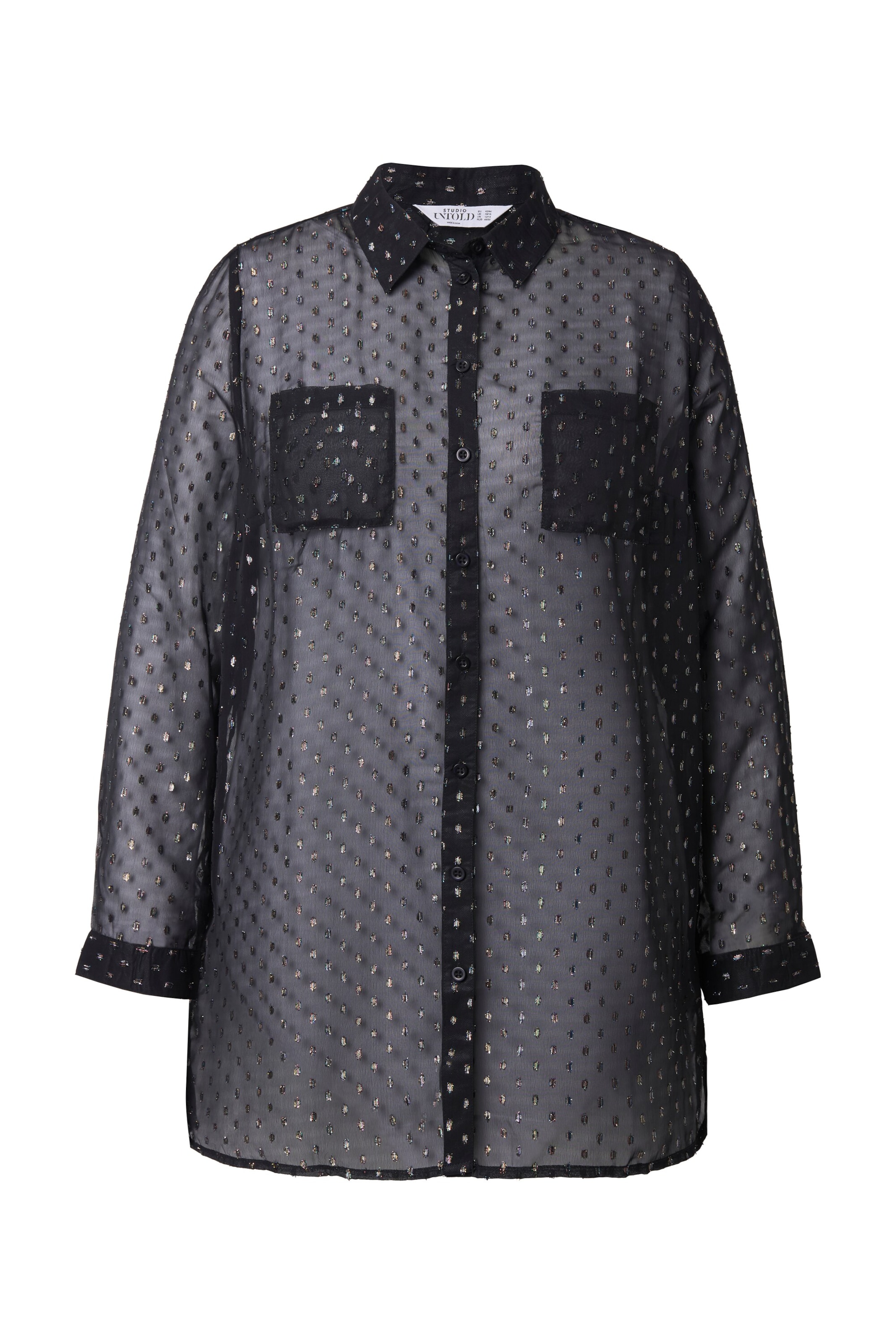 Studio Untold Blouse in Transparent: front