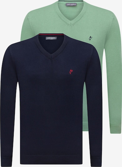 Jacey Quinn Pulover u noćno plava / svijetlosmeđa / svijetlozelena, Pregled proizvoda