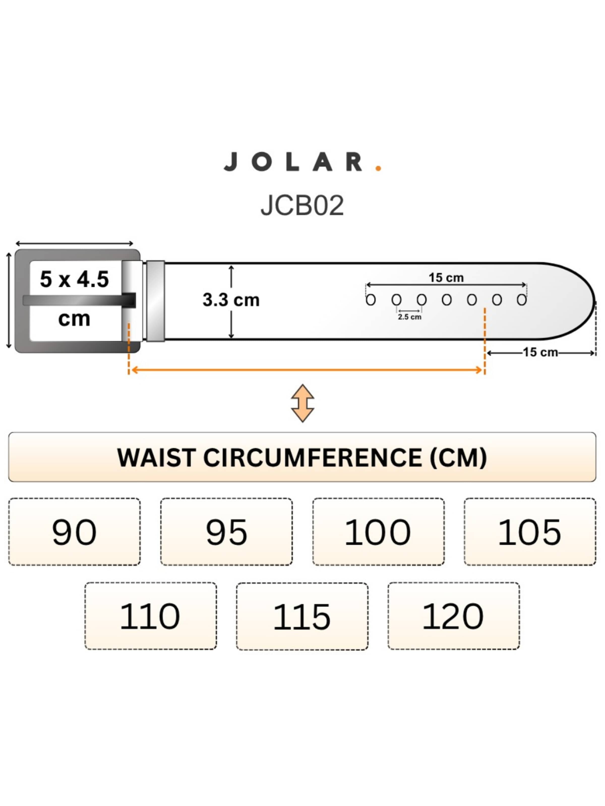 Cintura di jolar in marrone