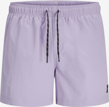 Shorts de bain 'JPSTMaui' JACK & JONES en violet : devant