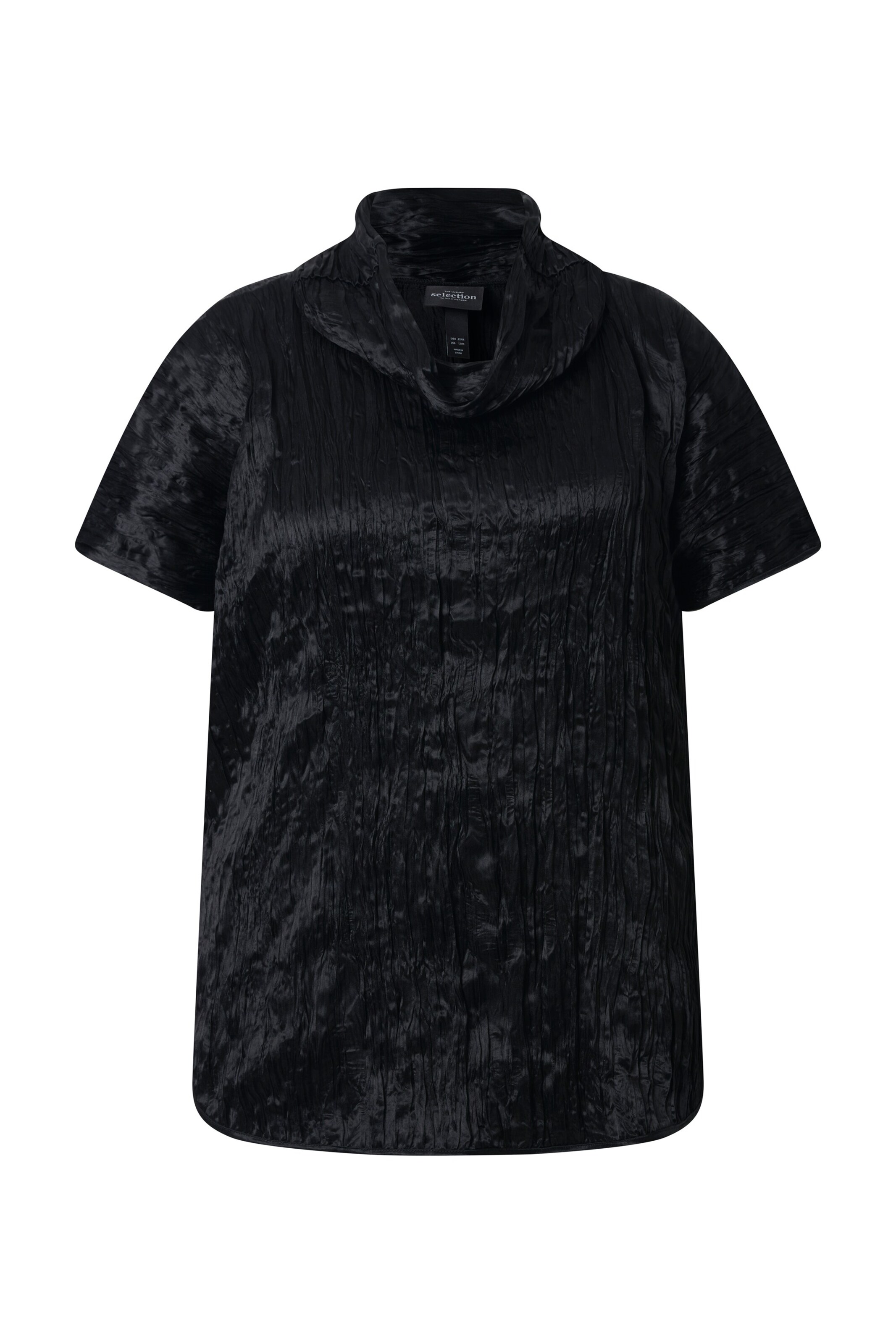 Ulla Popken Bluse in Schwarz: Vorderseite