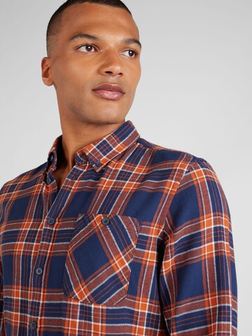 BLEND Regular fit Button Up Shirt in Blue