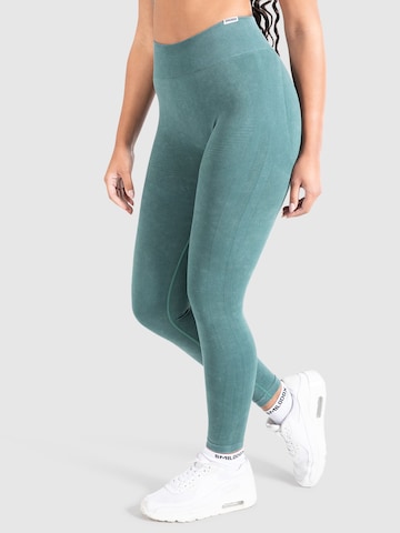 Skinny Leggings ' Batik Scrunch ' Smilodox en vert