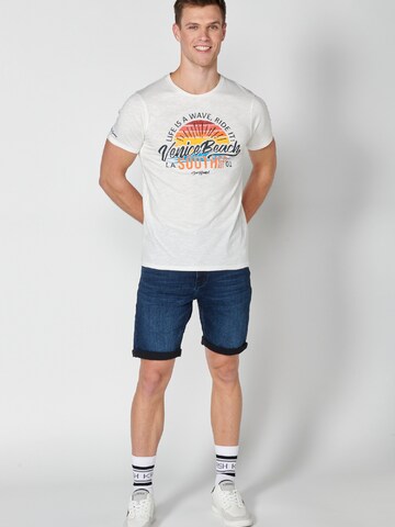 KOROSHI T-Shirt in Weiß