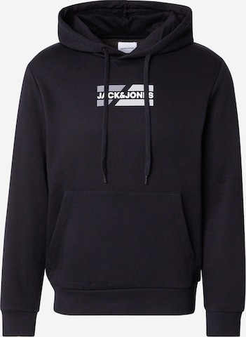 JACK & JONES - Sudadera 'Corp' en negro: frente