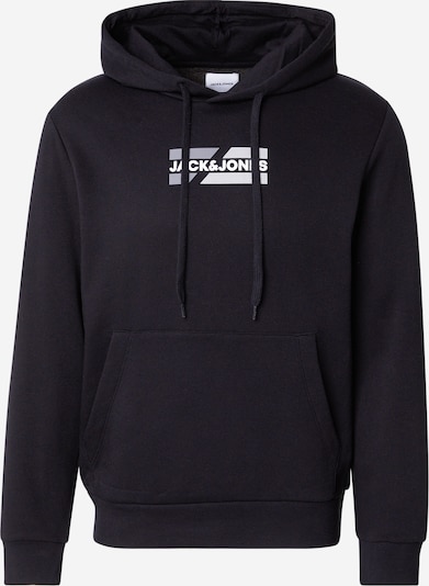 JACK & JONES Sweater majica 'Corp' u crna / bijela, Pregled proizvoda