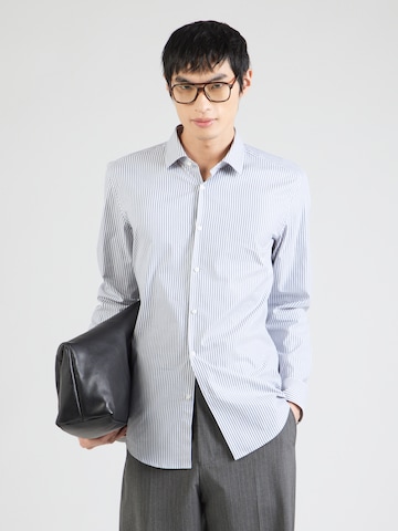 HUGO Средняя посадка Рубашка 'Kenno' в Синий: спереди