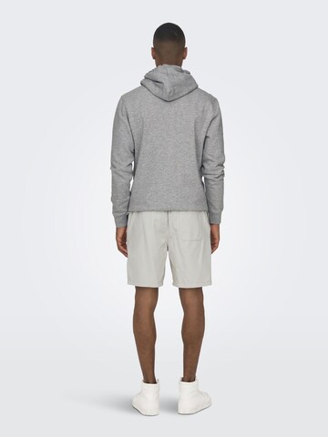 Only & Sons Regular Shorts 'TEL' in Grau