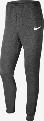 NIKE Regular Workout Pants in Grey: front