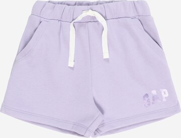 GAP - regular Pantalón en lila: frente