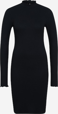 JDY Tall Stickad klänning 'FRANSISKA' i svart: framsida
