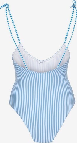 ONLY Bustier Badeanzug in Blau