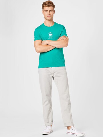 Regular Tricou 'Housemark Graphic Tee' de la LEVI'S ® pe verde