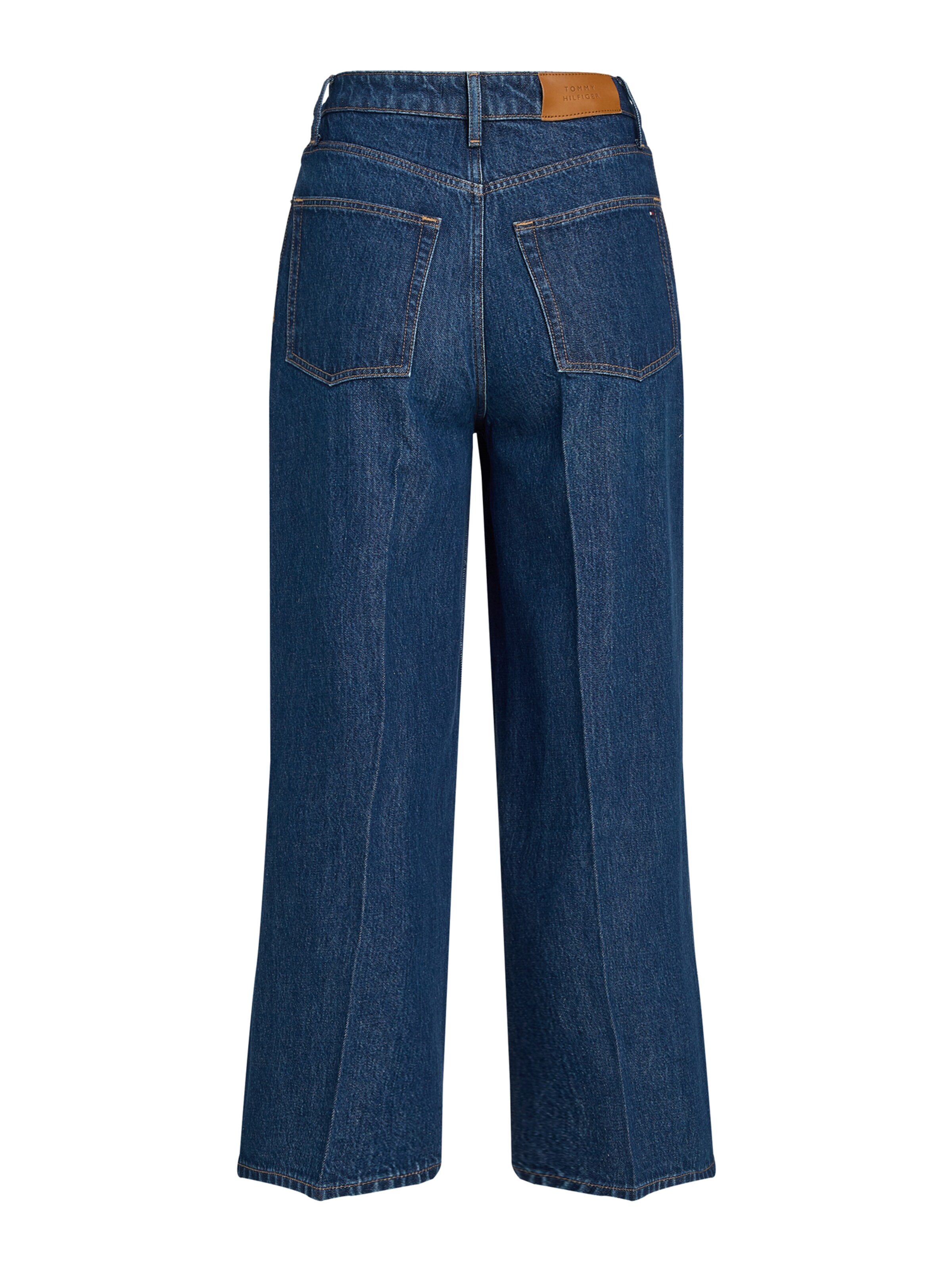 TOMMY HILFIGER Wide leg Pressveckade jeans 'ACE' i blå