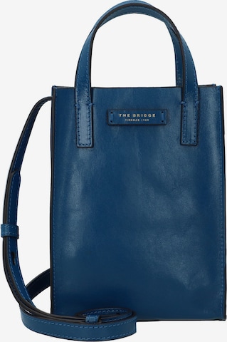 The Bridge Handbag in Blue: front