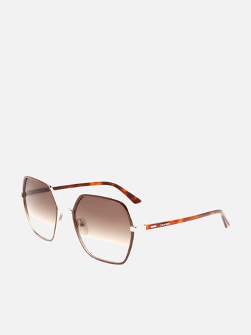 Calvin Klein Sonnenbrille‌‌‌‌‌‌‌‌‌‌ in Braun: Vorderseite