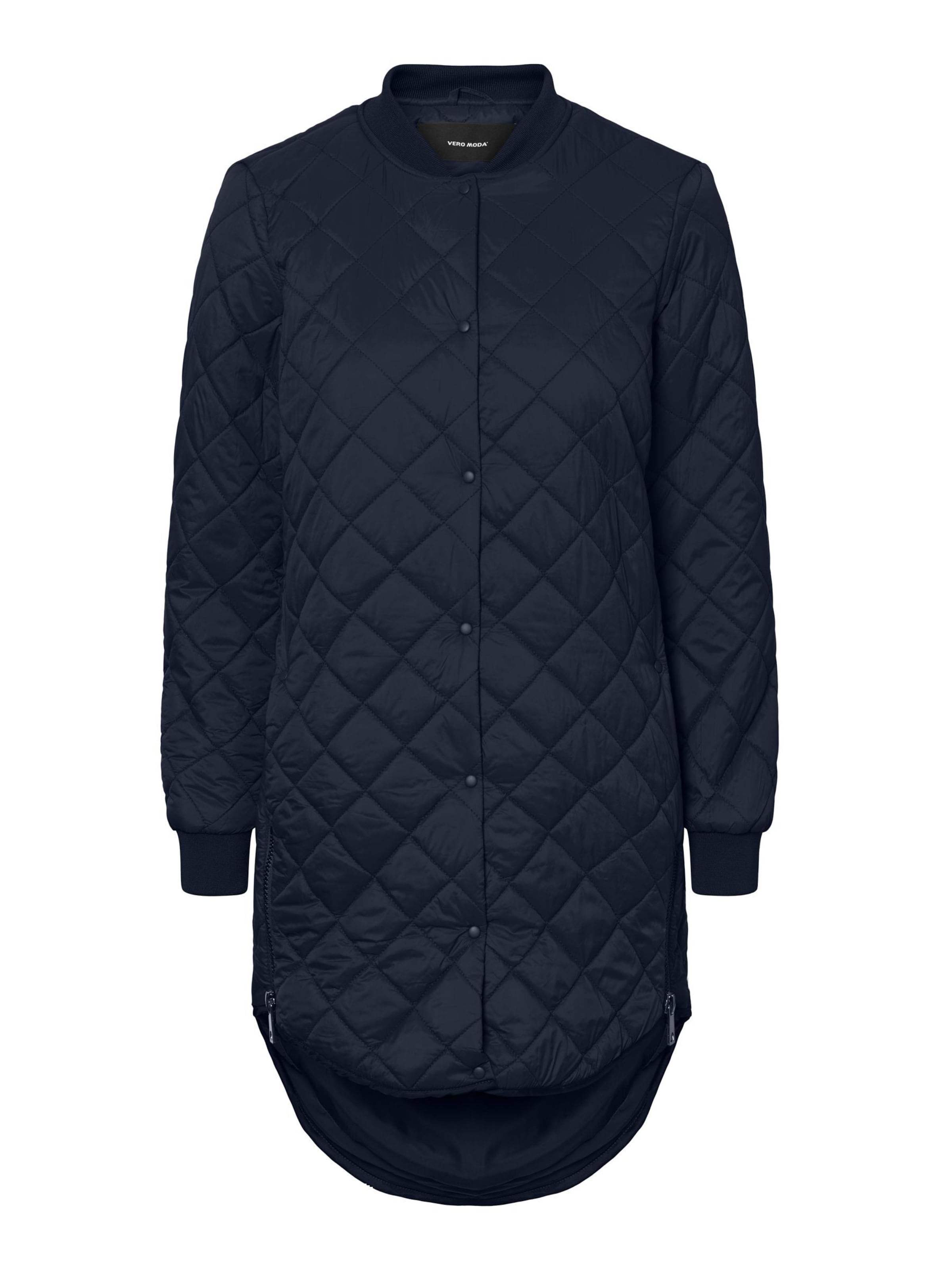 Vero Moda Curve Winter Jacket 'VMHAYLE' in Blue: front