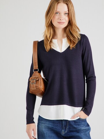 COMMA Pullover in Blau: Vorderseite