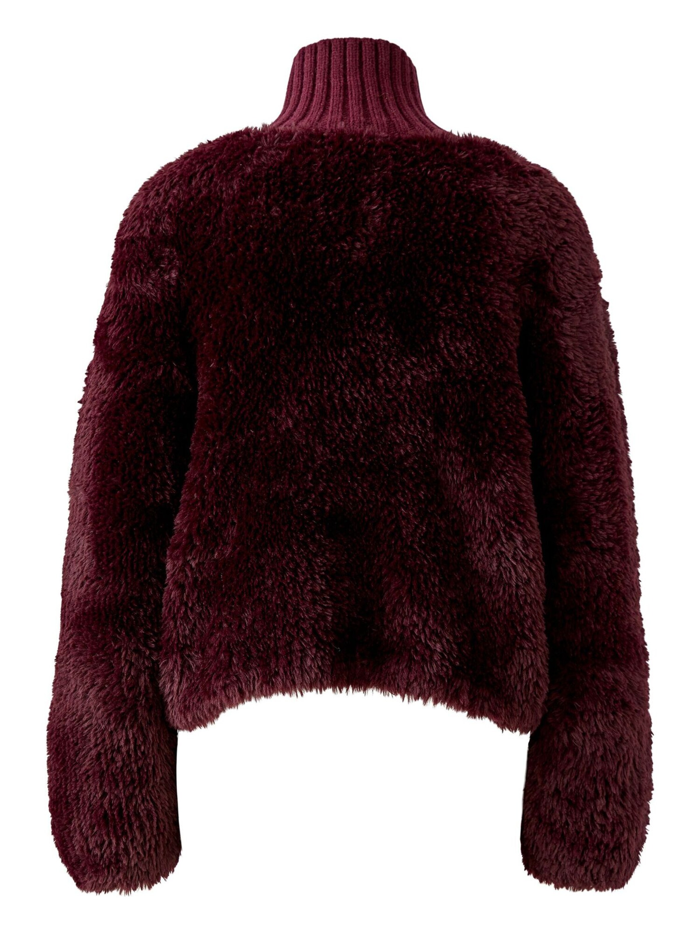 OUI Knit Cardigan in Red