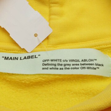 Off-White Sweatshirt & Zip-Up Hoodie in S in Yellow