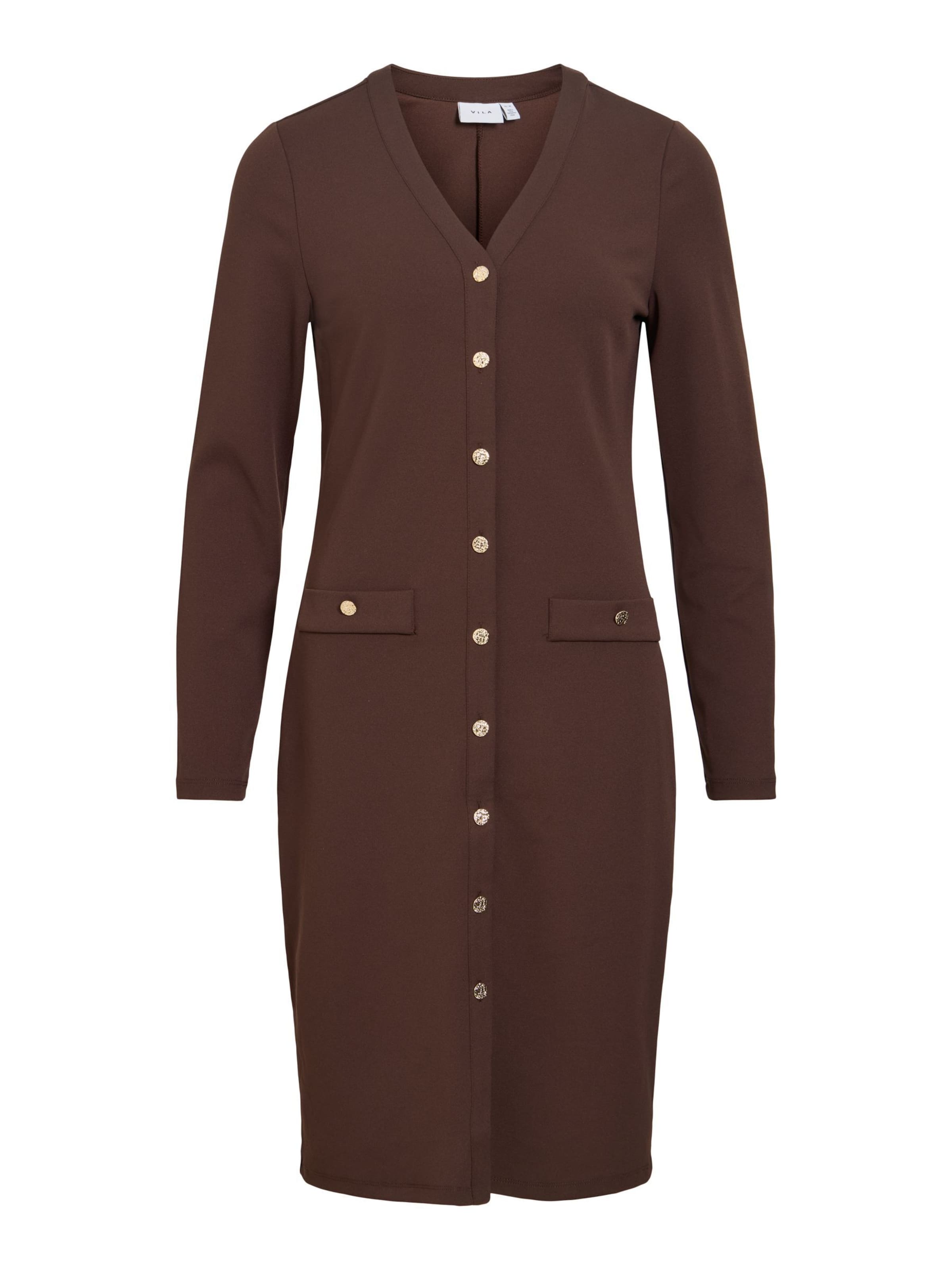 VILA Dress 'VICLARA' in Brown: front