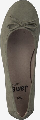 JANA Ballet Flats '22164' in Green