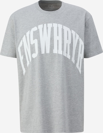 QS Shirt in Grey: front