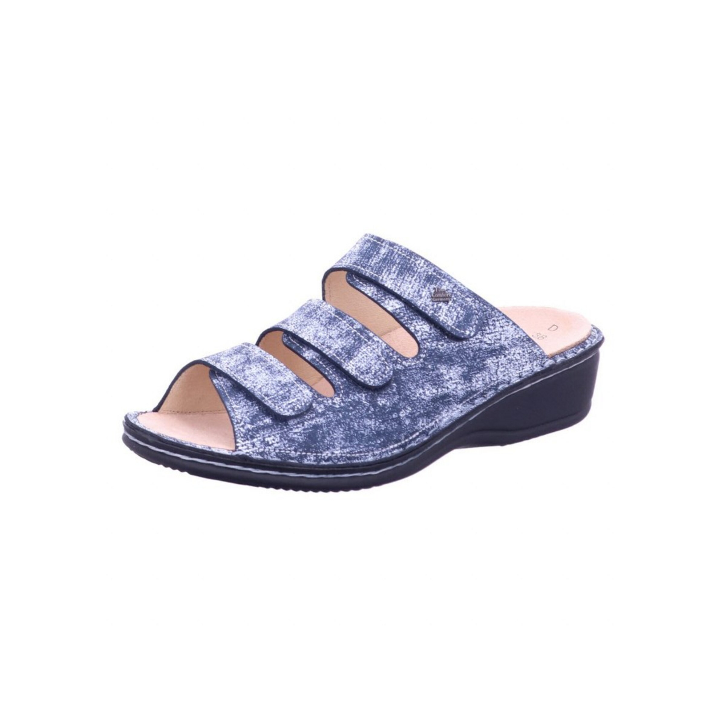 Finn Comfort Mules 'Pisa' in Blue: front