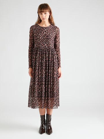 NÜMPH Dress 'NUFREJA' in Brown: front