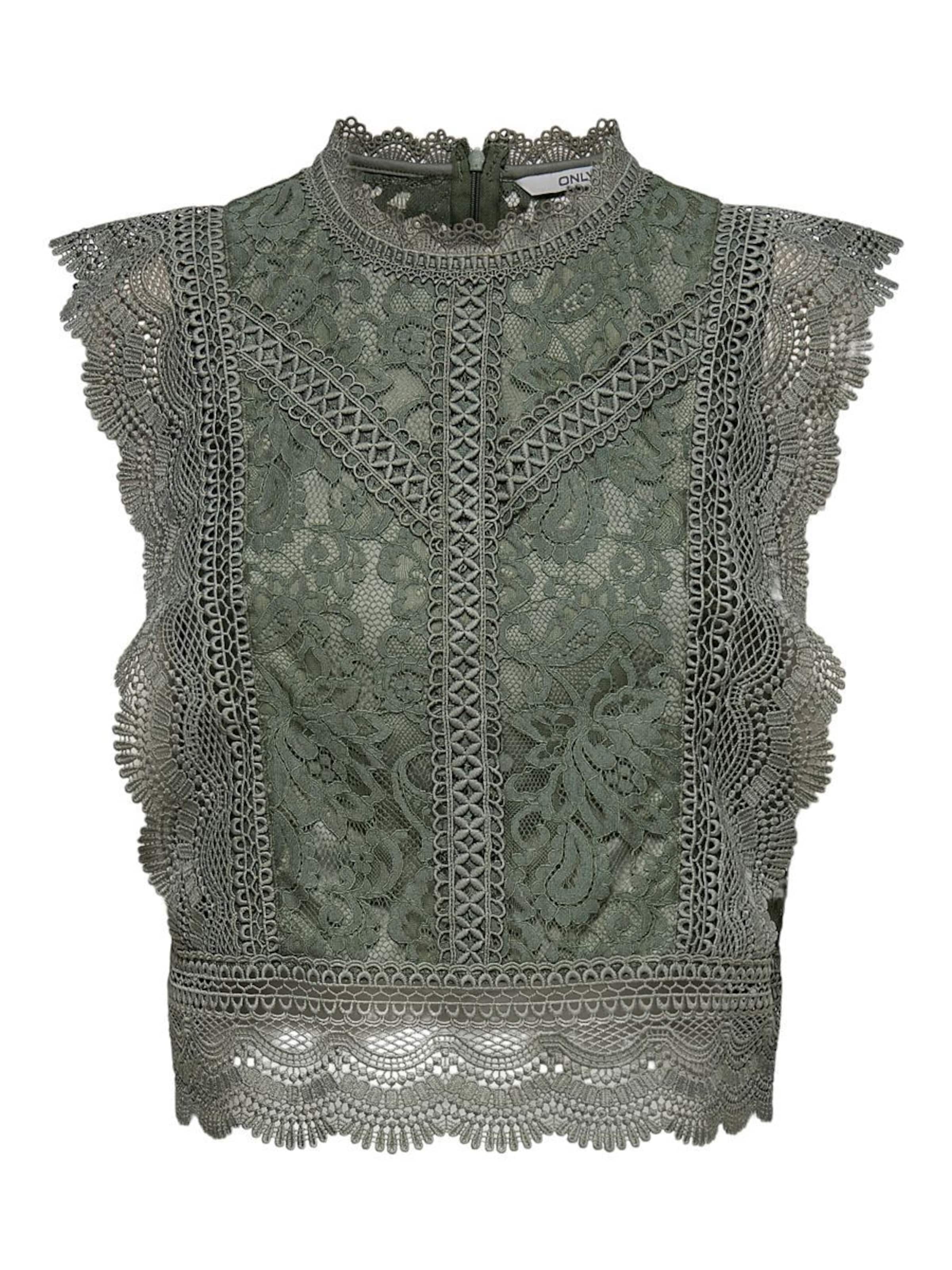 ONLY Bluse 'Karo' i grøn: forside