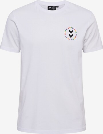 Hummel Shirt 'Everything Nothing' in White: front