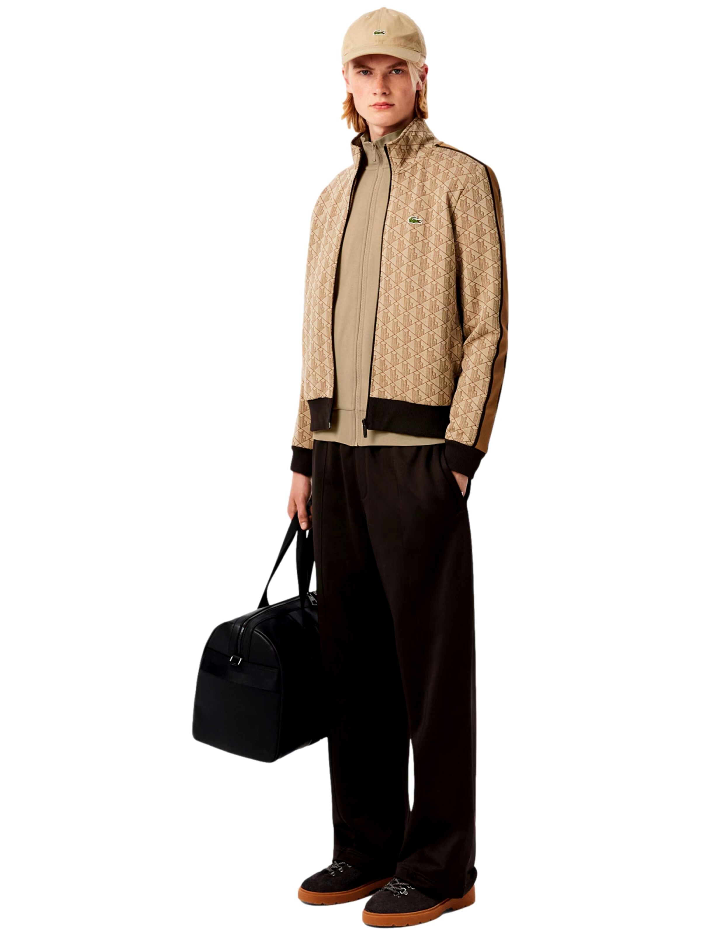 Veste de survêtement LACOSTE en beige