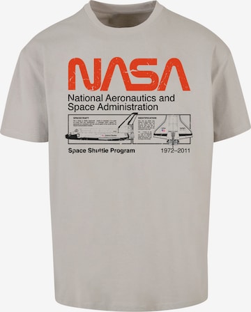 T-Shirt 'NASA' F4NT4STIC en gris : devant