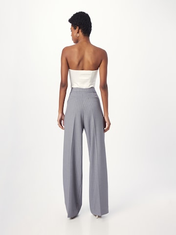 Copenhagen Muse Wide leg Pleat-Front Pants in Grey