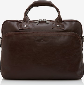 Castelijn & Beerens Document Bag 'Firenze ' in Brown: front