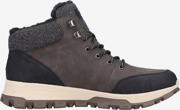 Rieker Lace-Up Boots in Brown