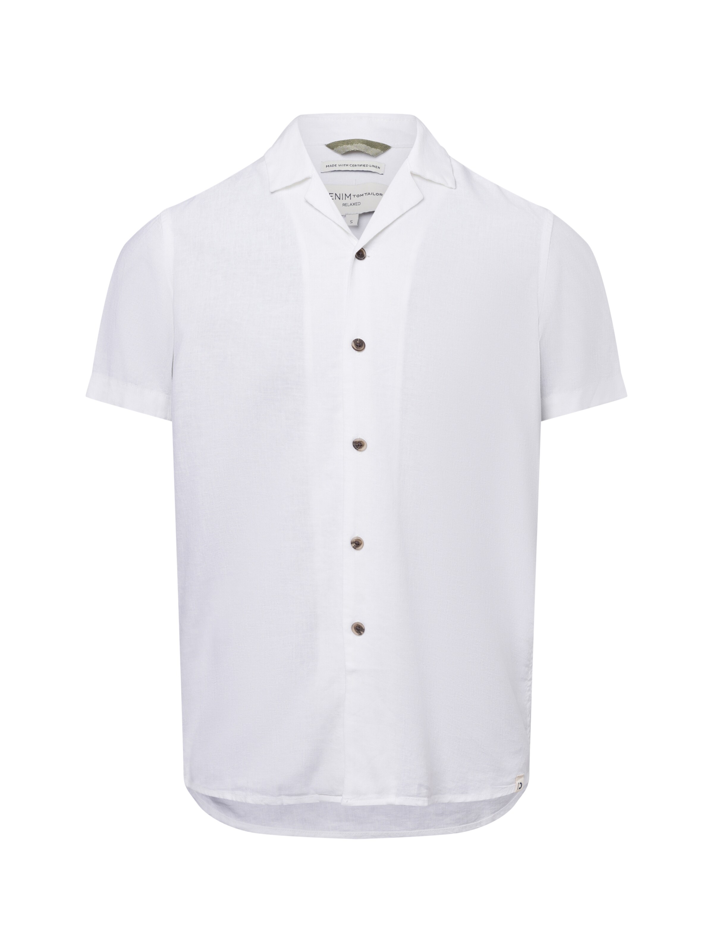 TOM TAILOR Comfort Fit Hemd ' ' in Weiß: Vorderseite