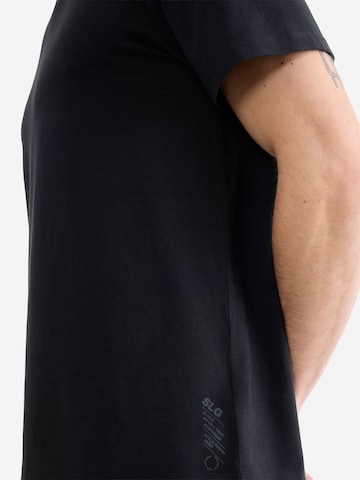 SLOGGI T-Shirt ' SLG Base ' in Schwarz