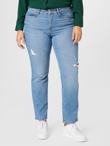Esprit Curves Slim fit Jeans in Blue: front