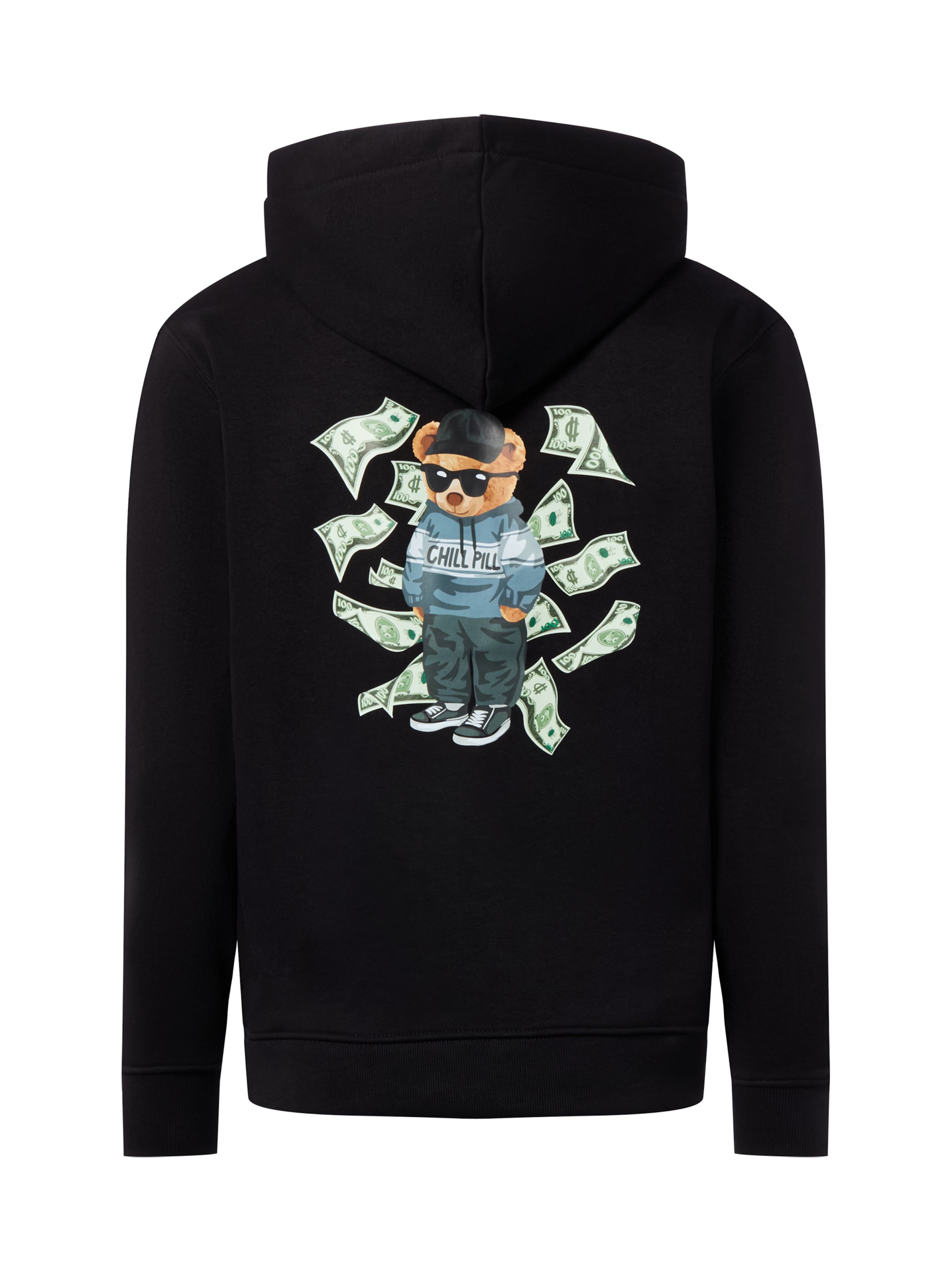 Chill Pill Sweatshirt 'Money Bear' in Black