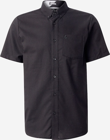 Volcom - Ajuste regular Camisa 'EVERETT' en negro: frente