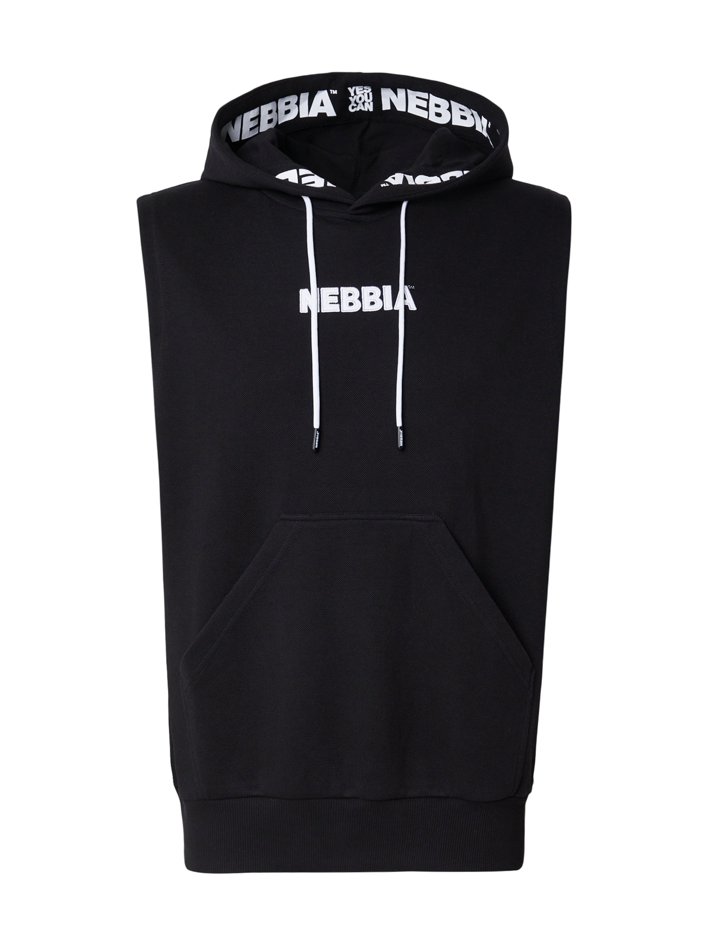 T-Shirt fonctionnel 'HERO' NEBBIA en noir : devant