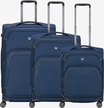 Roncato Suitcase set in Blue: front