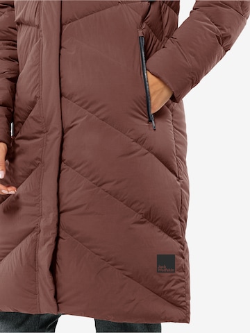 JACK WOLFSKIN Outdoorový kabát 'Marienplatz' – hnědá